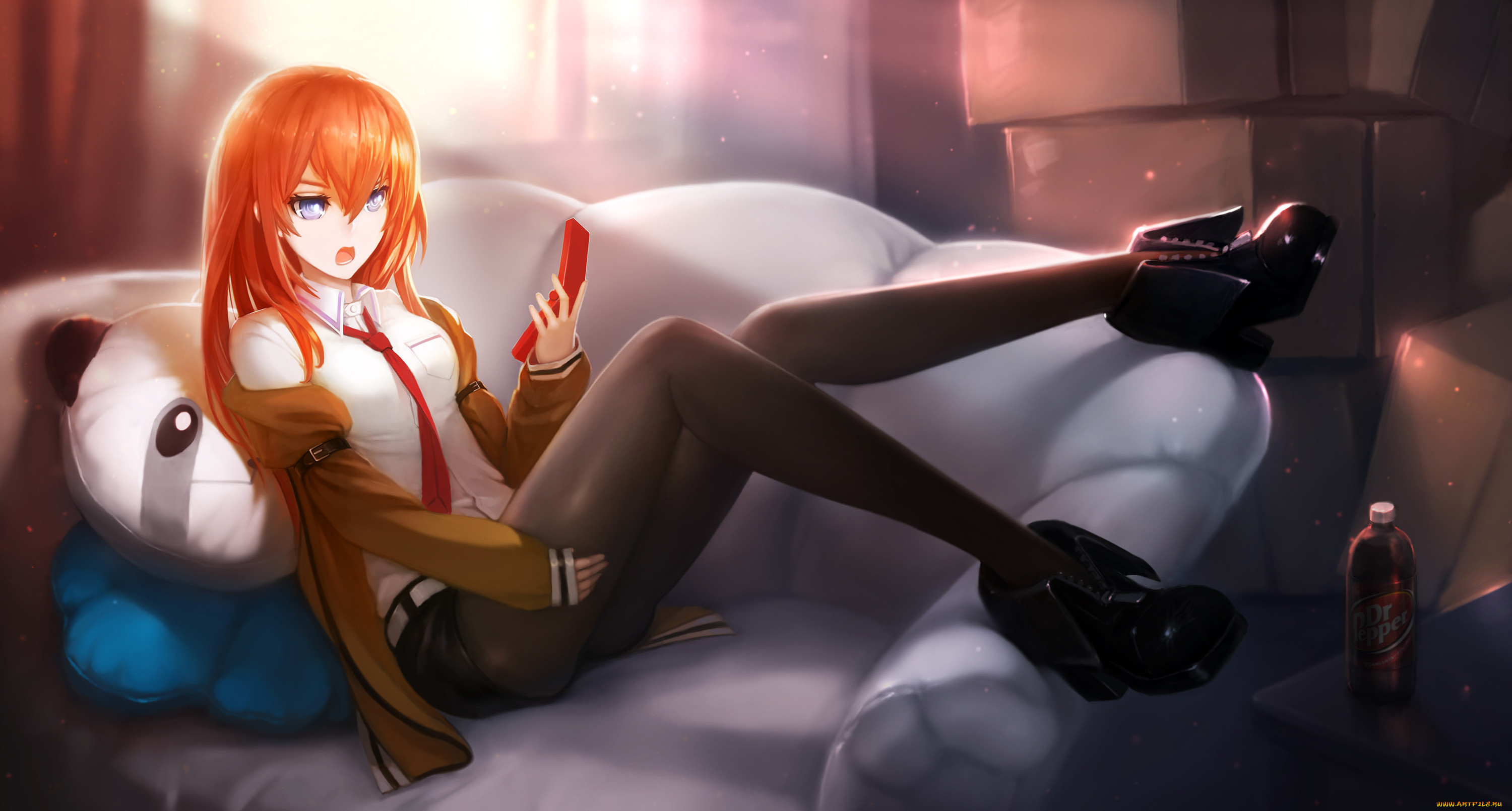 , steins, gate, hanshu, makise, kurisu